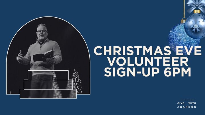 Christmas Eve Volunteer Sign-Up 6PM logo