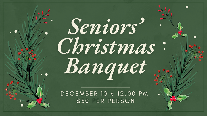 Seniors Christmas Banquet logo