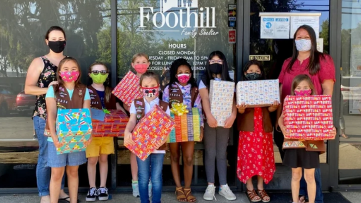 Volunteer at Foothill Family Shelter logo