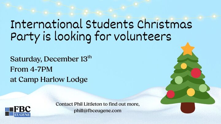 International Students Christmas Party Volunteers logo