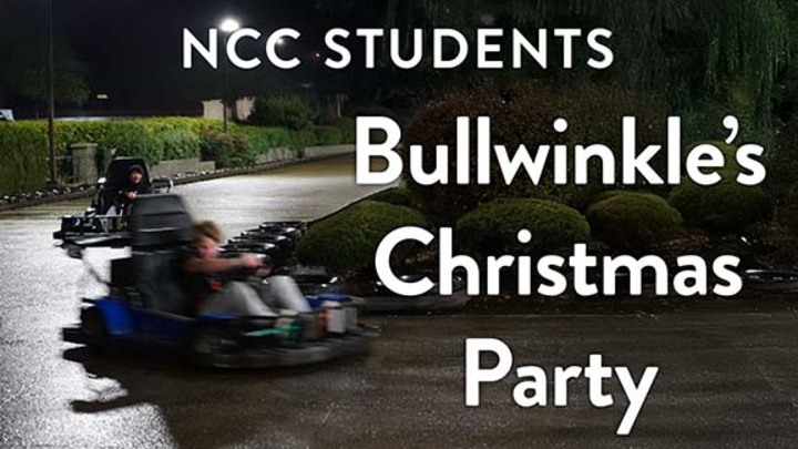 NCC Students Bullwinkle's Christmas Party logo