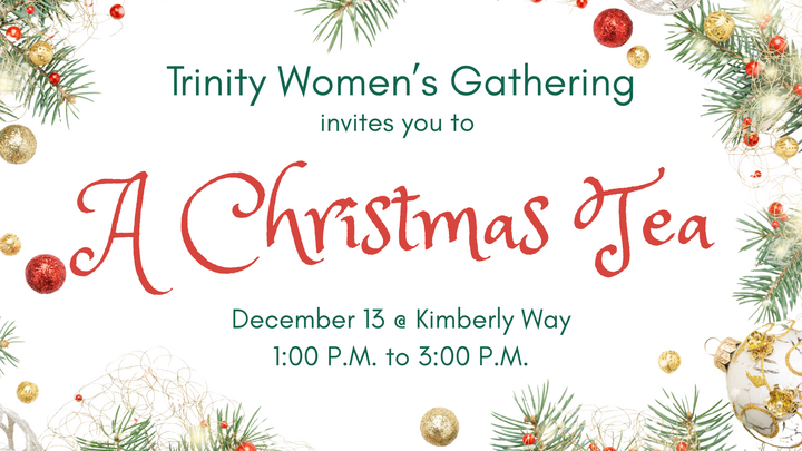 Trinity Women's Gathering - A Christmas Tea logo