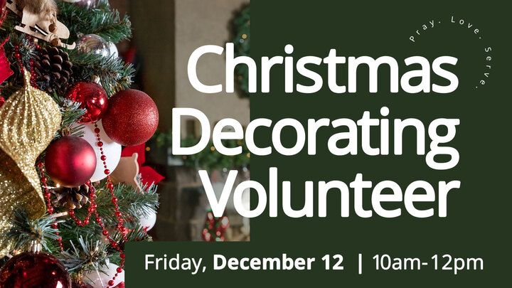 (Angel Tree) Christmas Decorating Volunteer logo