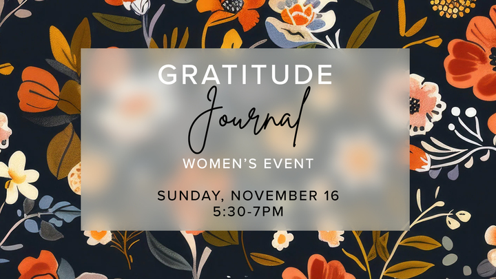 Women's Event: Gratitude Journal logo