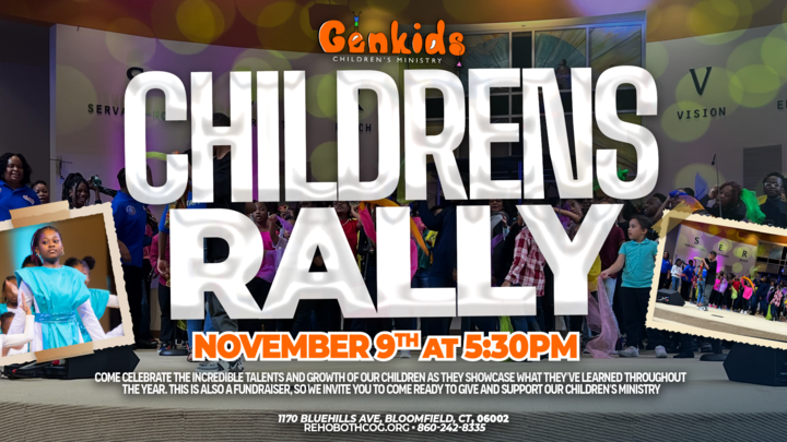 Children’s Church Rally 2025 logo