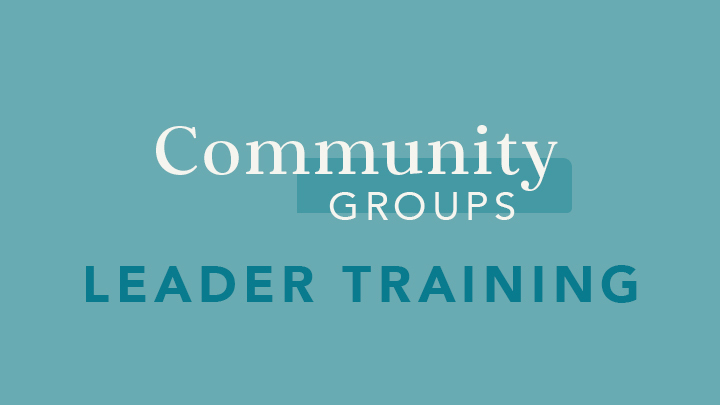Community Group Leader Training logo