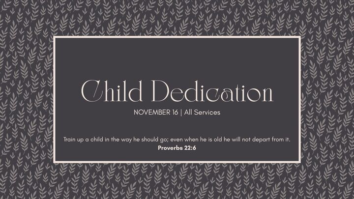 Child Dedication logo