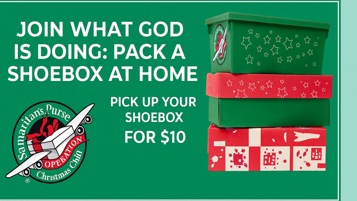 Pack a shoebox at home  logo