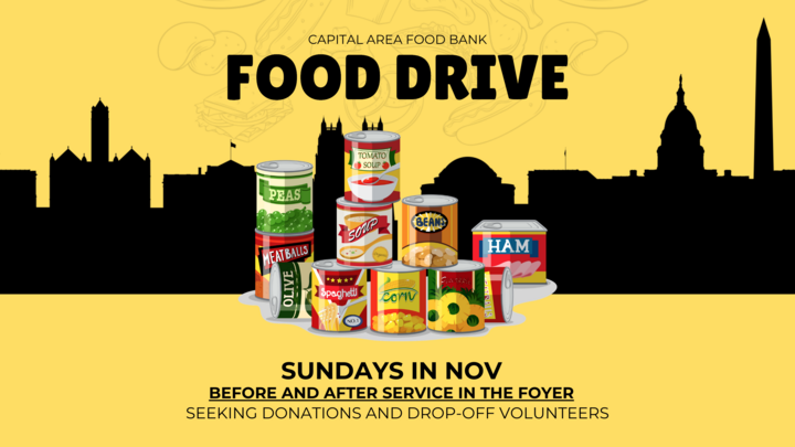 November Food Drive logo