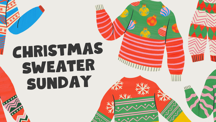 Ugly Christmas Sweater Sunday logo