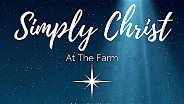 Simply Christ at the Farm 2025 logo
