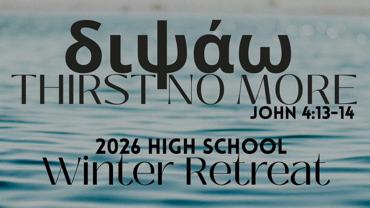 High School Winter Retreat 2026 logo