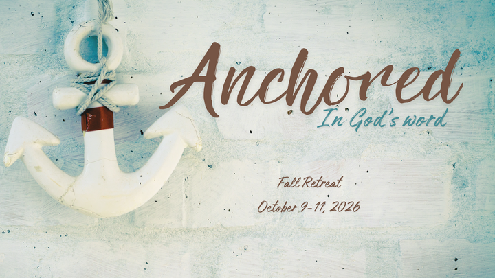 WOMEN'S RETREAT: Anchored logo