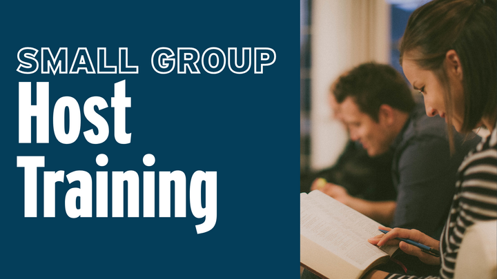 Small Group Host Training logo