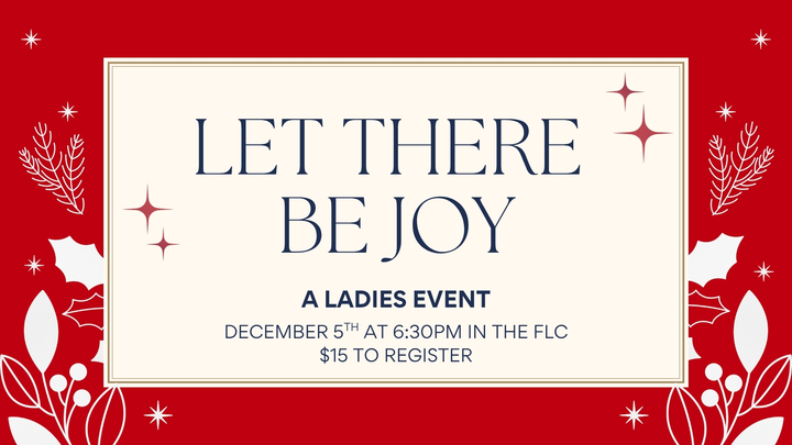 Let There Be Joy (Ladies Event) logo