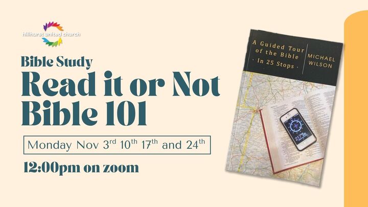 Bible Study: Read it or Not Bible 101 logo