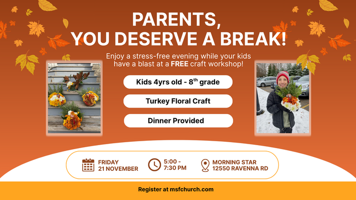 Parents Night Out/Kids Craft Night logo