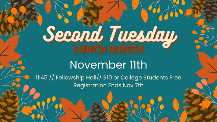 November - Second Tuesday Lunch Bunch logo