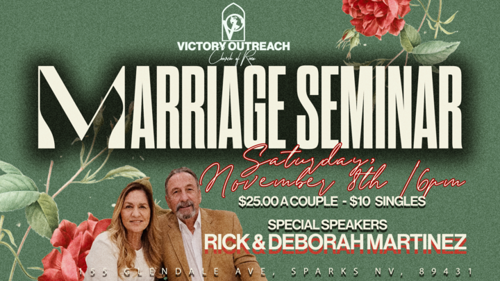 Marriage Seminar with Guest Speaker Rick & Deborah Martinez logo