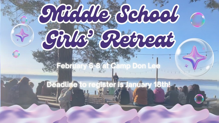 Middle School Girls Retreat at Camp Don Lee logo