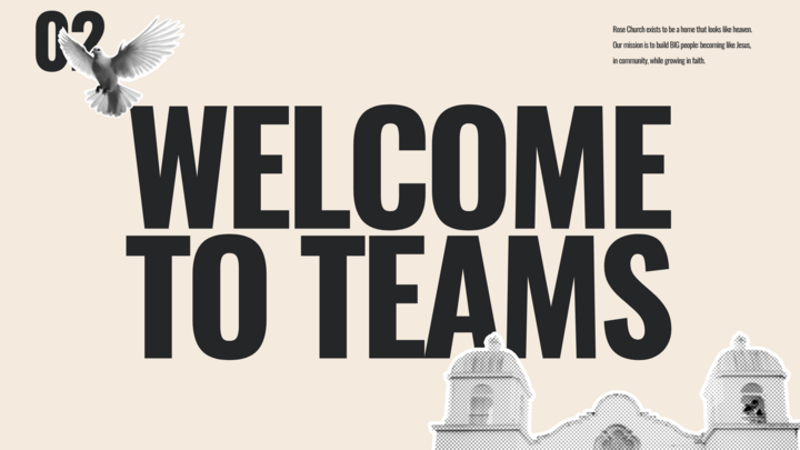Welcome To Teams