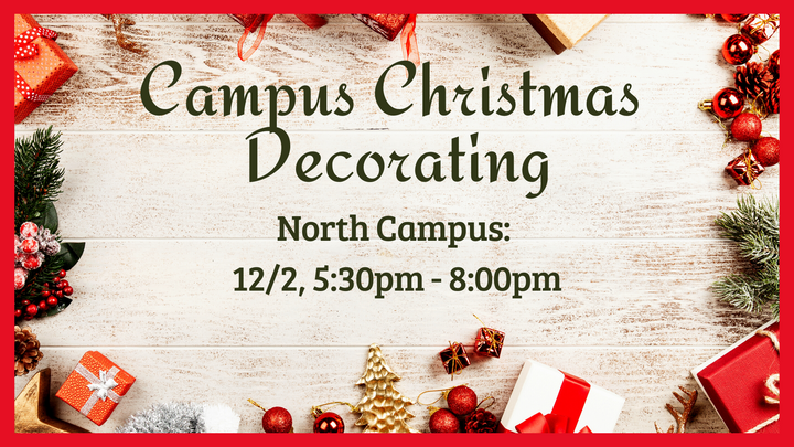 Christmas Decorating @ North Campus logo