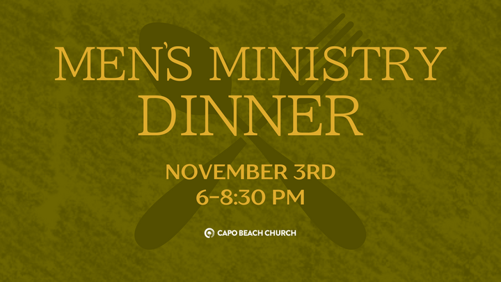 Men's Ministry Dinner logo