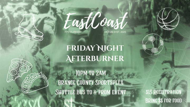 ECC Friday Night Afterburner  logo