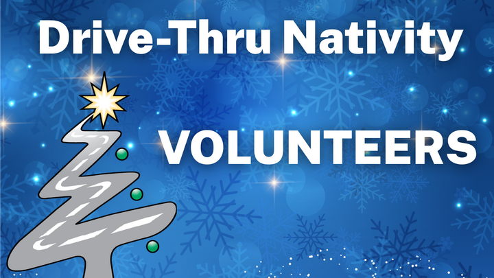 2025 Drive-Thru Nativity Volunteers logo