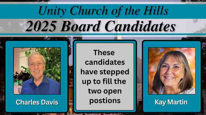 Meet our 2025 Board Candidates logo