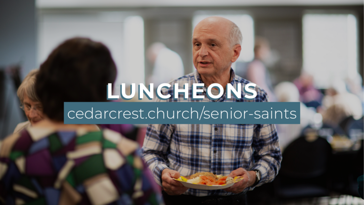 Senior Saints Luncheon - February 2026 logo