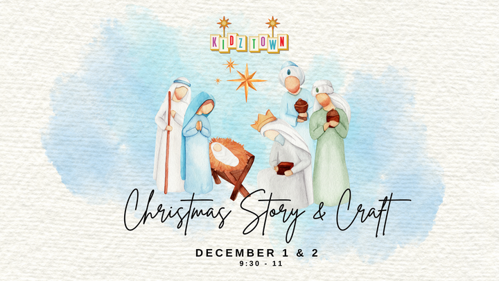 Kidz Town Christmas Story and Craft logo