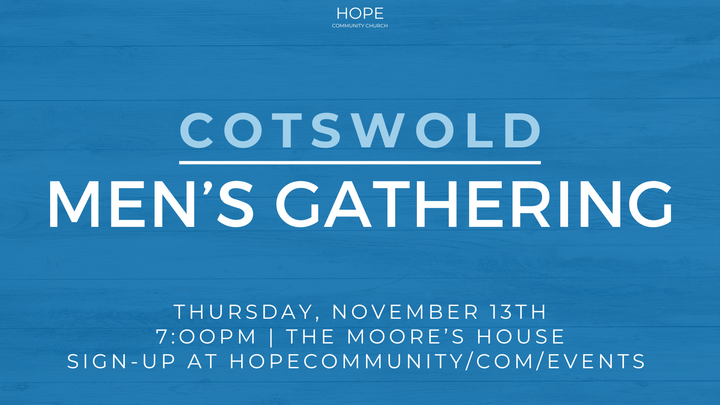 Cotswold Men's Gathering logo