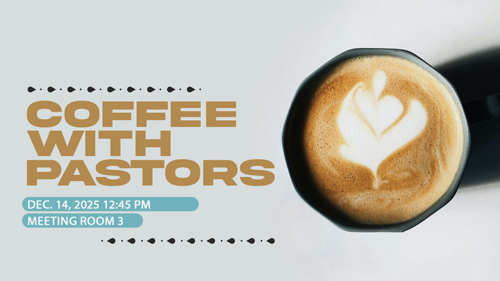 Coffee with Pastors - December 14, 2025 logo