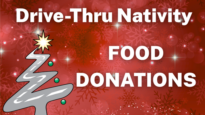 2025 Drive-Thru Nativity Food Donations logo