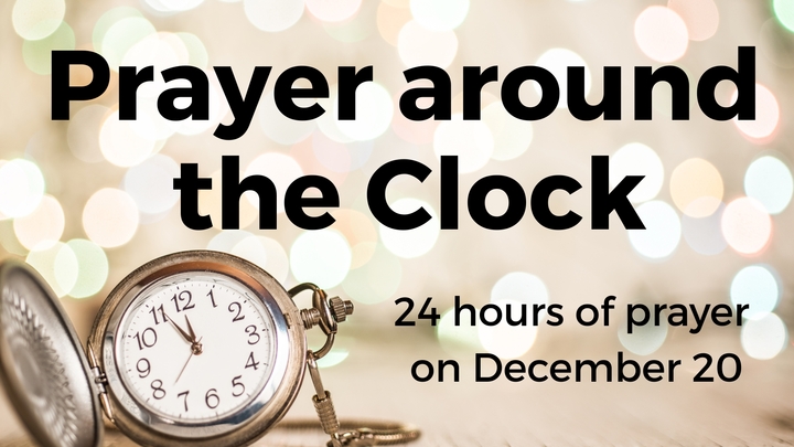 Prayer around the Clock logo