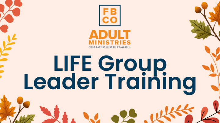 Adult LIFE Group Leader Training logo