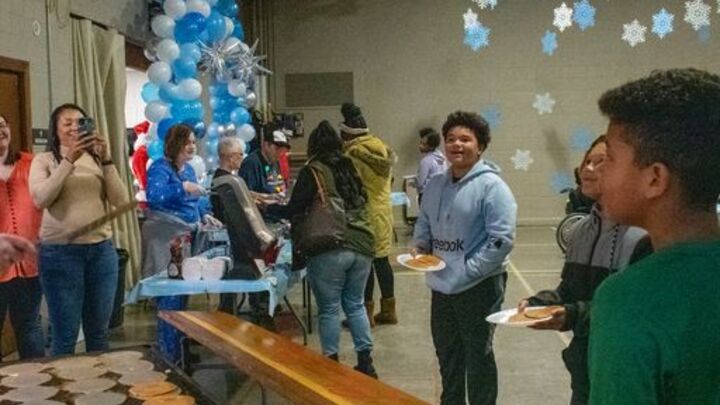 Angel Tree Christmas Pancake and Pajama Party Team logo