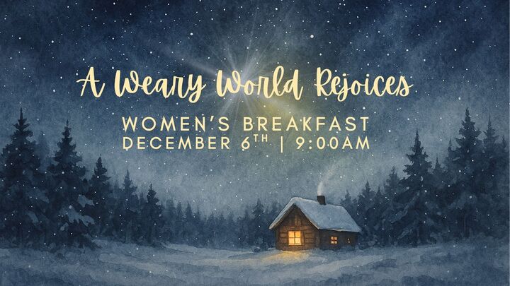 Women's Breakfast | A Weary World Rejoices logo