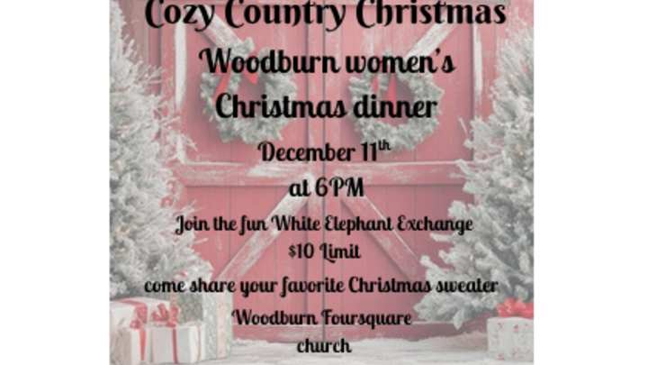 Women's Ministry Cozy Christmas Dinner logo