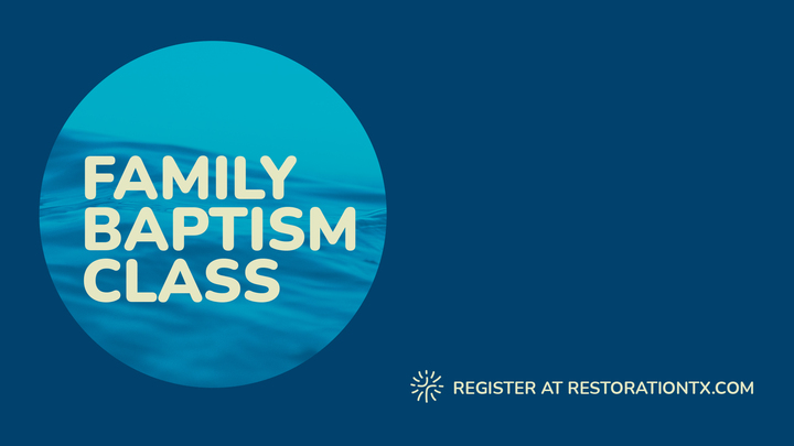 Family Baptism Class logo