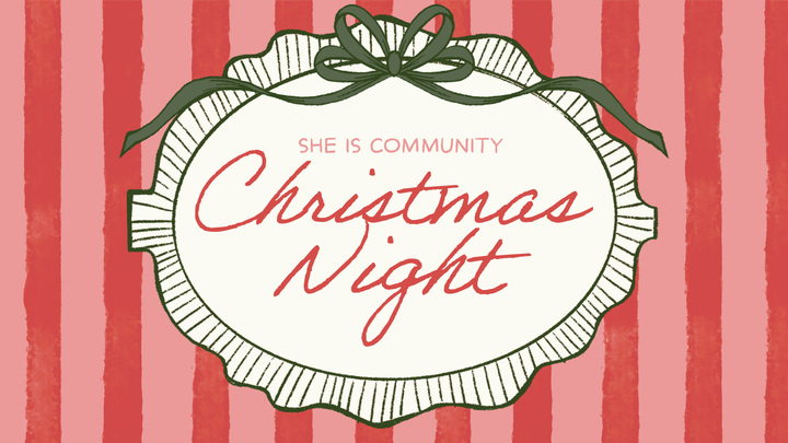She Is Community Christmas | Indiana logo