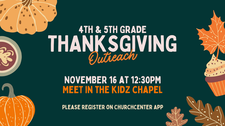 4th & 5th Grade Thanksgiving Outreach logo