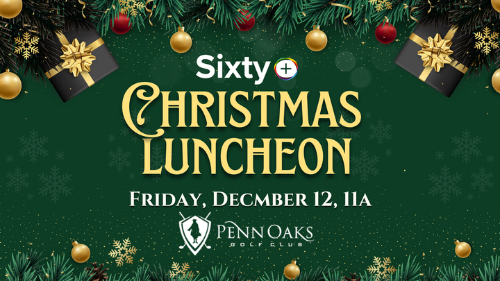 60+ Christmas Luncheon logo