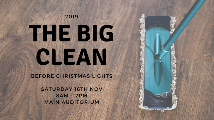 THE BIG CLEAN! logo image