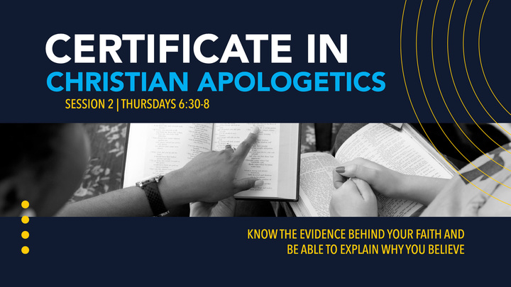 ACC Certificate in Apologetics, Session 2 logo