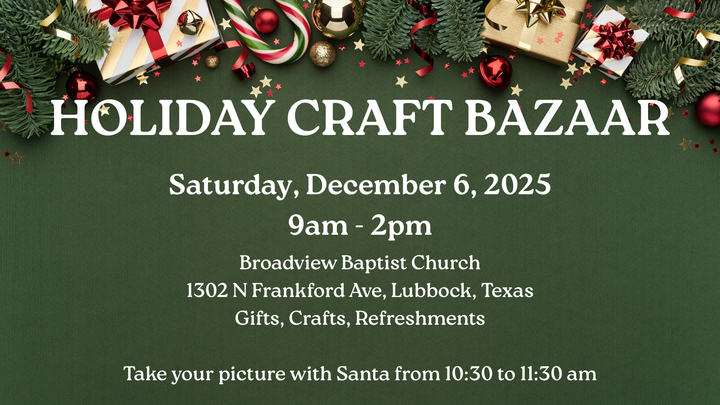 Broadview Holiday Craft Bazaar logo