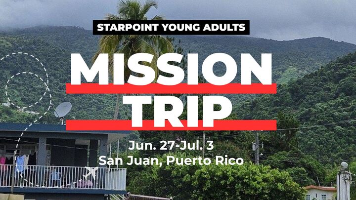 2026 Young Adult Mission Trip logo
