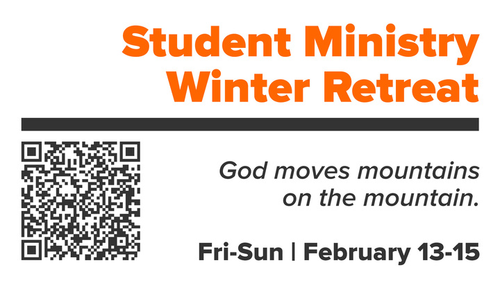 Student Ministry Winter Retreat logo