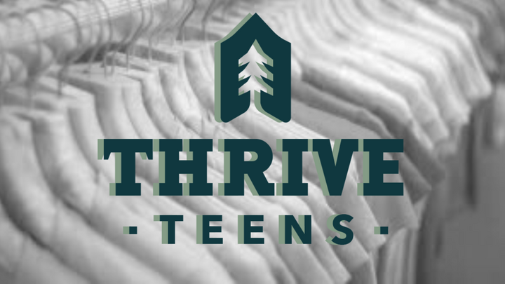 Thrive Pop Up Merch Sales! logo